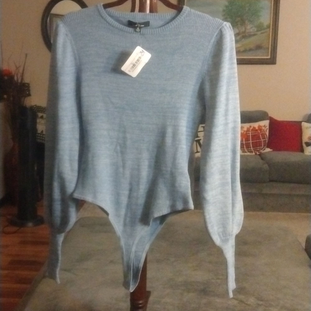 Love Tree Women Tong Bodysuit Simmer light blue